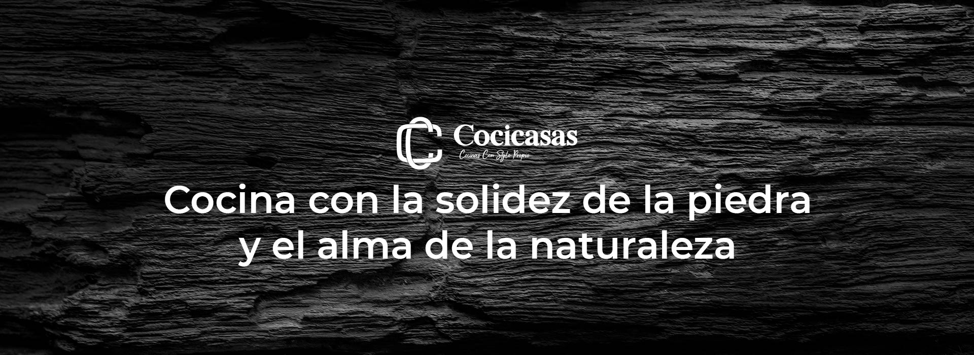 Cocina con la solidez de la piedra y el alma de la naturaleza